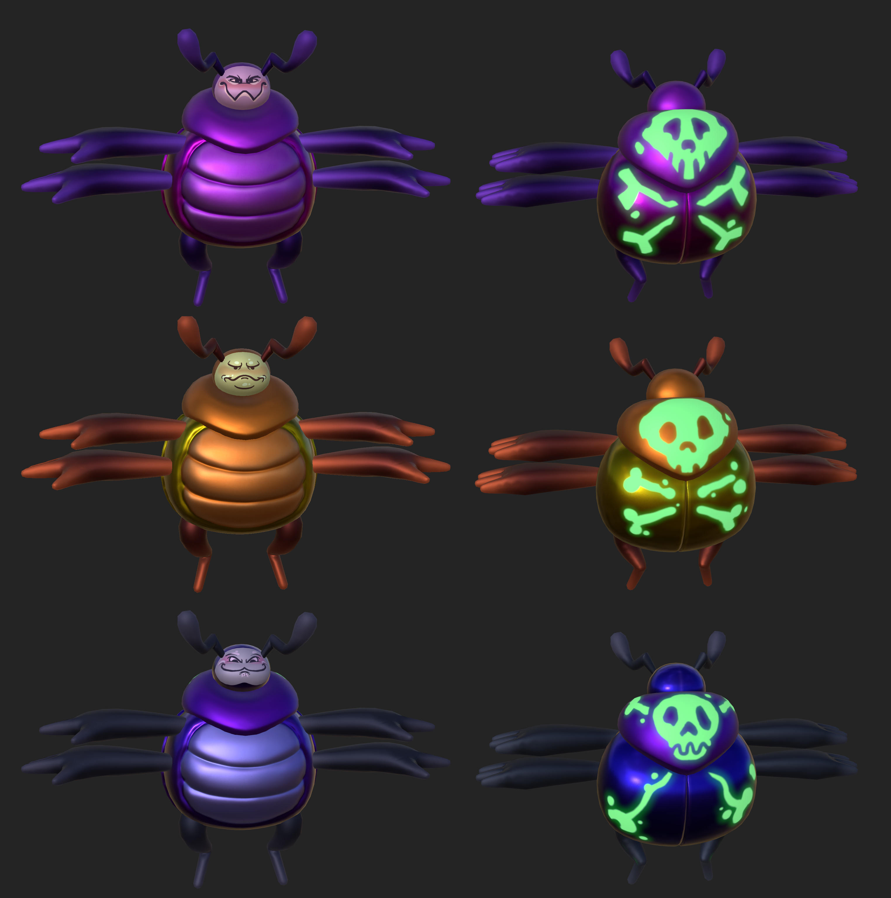 Paracoprids character model