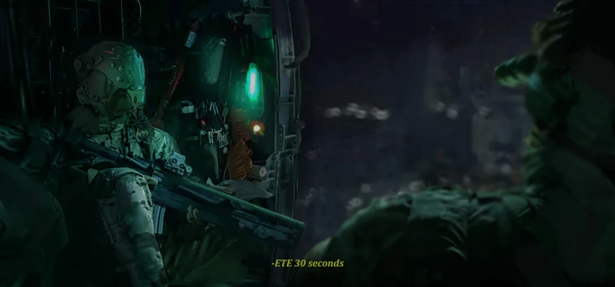 inside the cargo plane