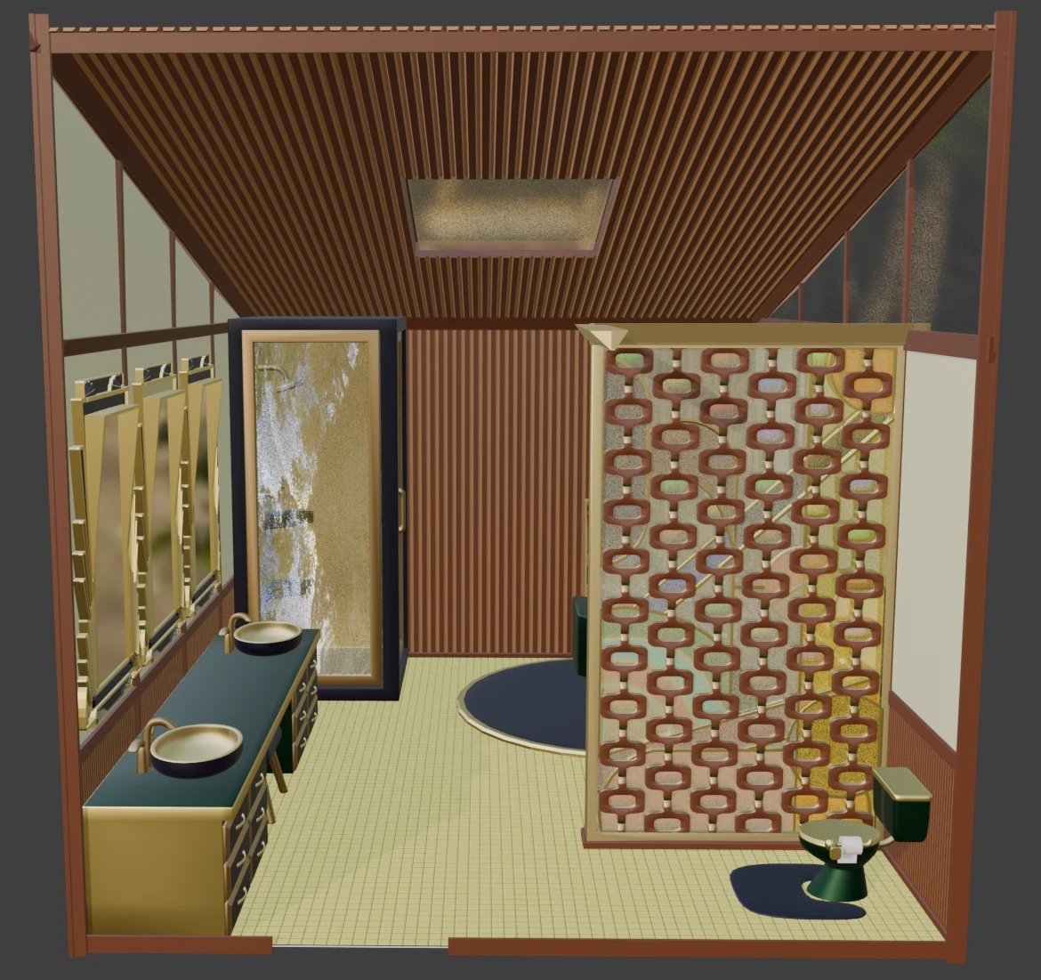 Master bathroom normally