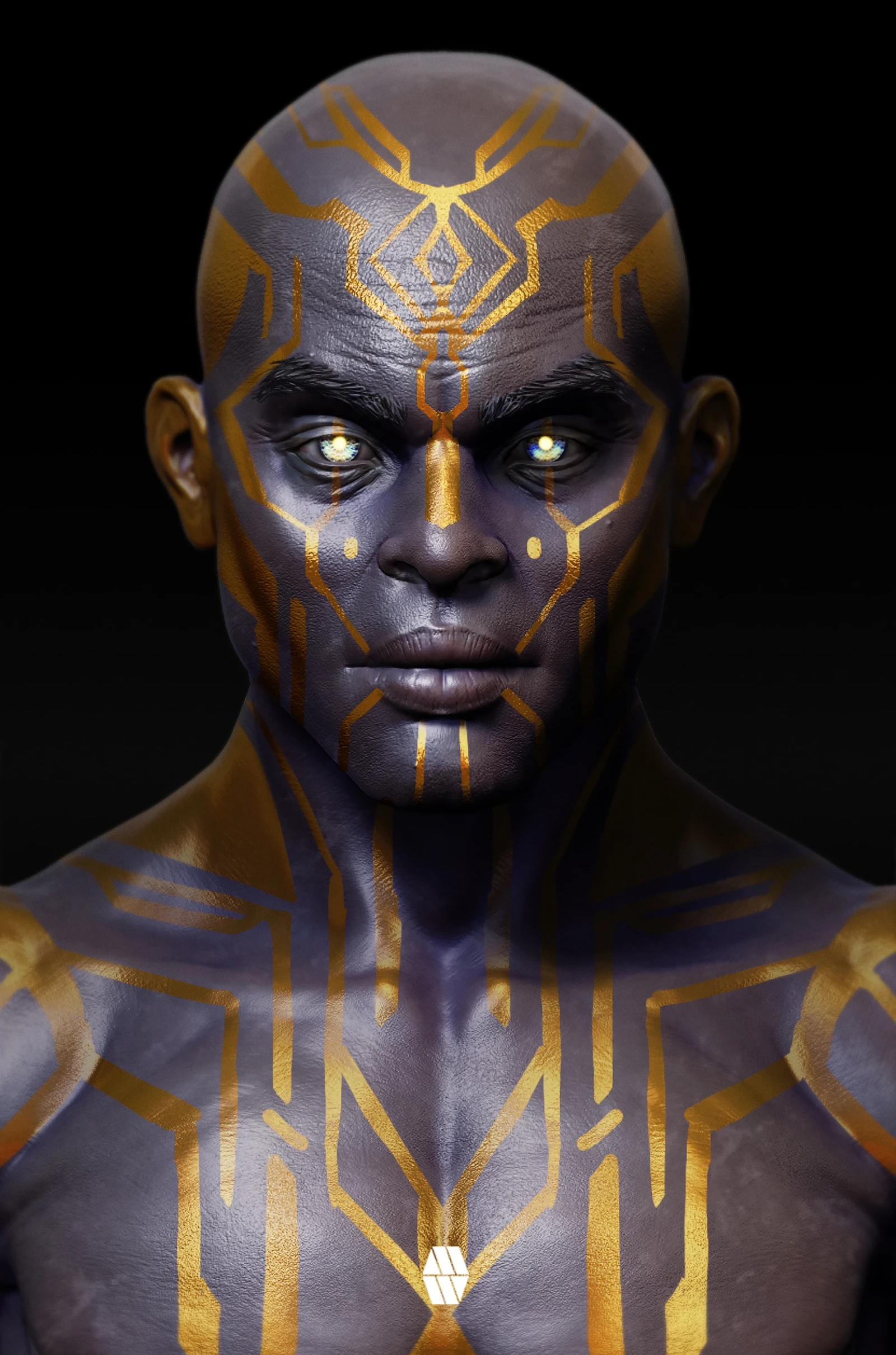 An Alien Emerges - 'Tribal Bust' Concept