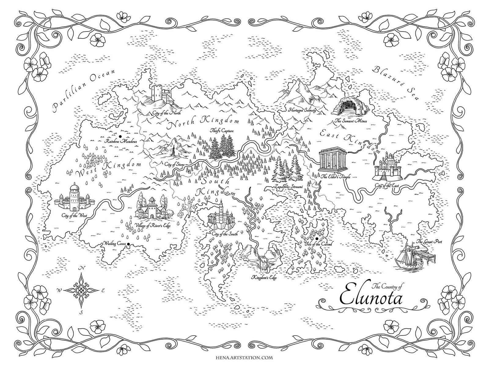 Map Art: Elunota