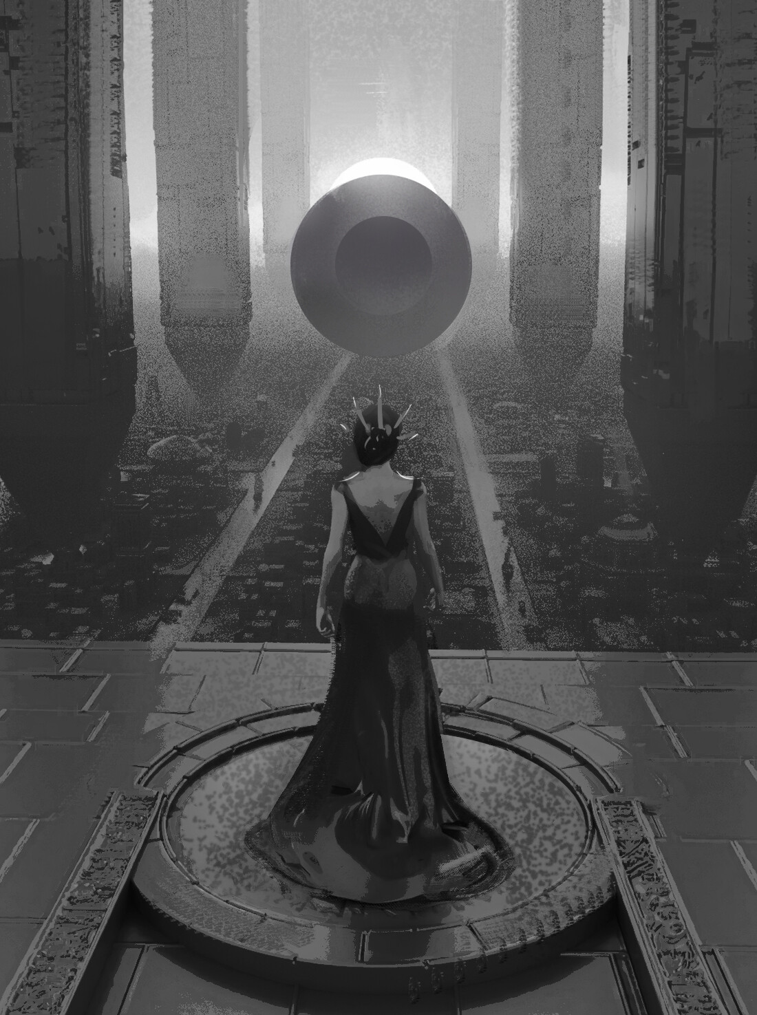 sketch on 3d block out