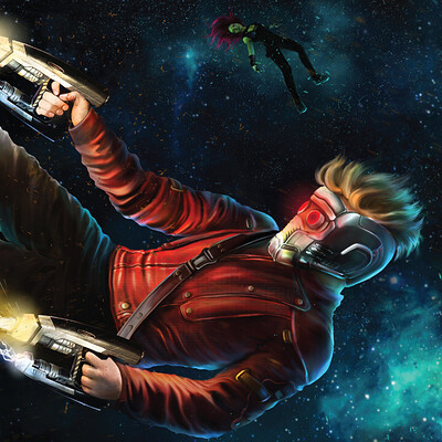 Star Lord saves Gamora