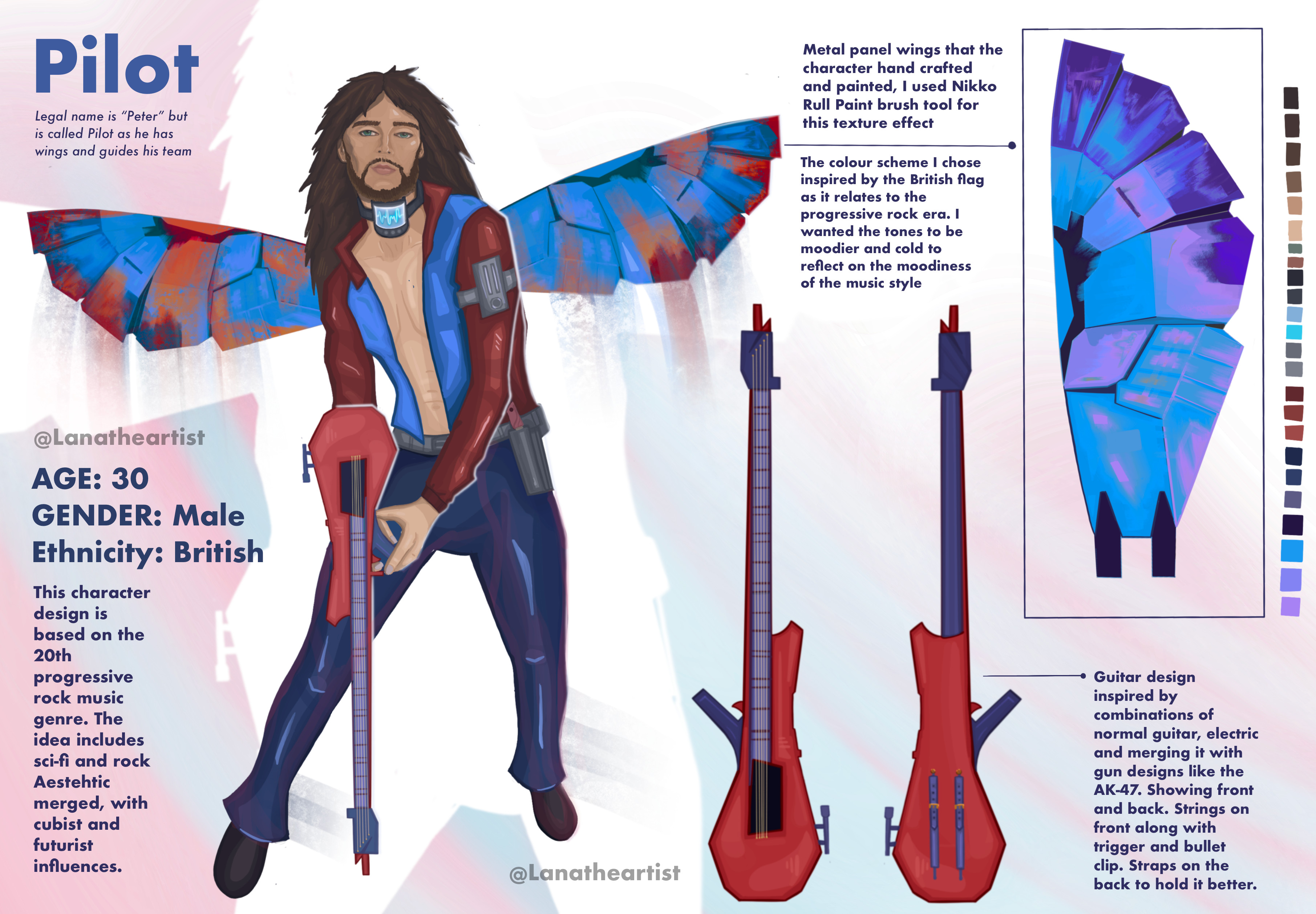 ArtStation - Music Inspired Character Designs