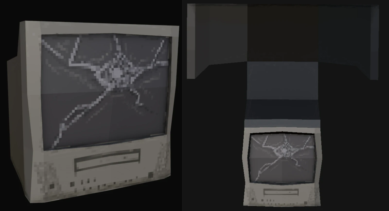 Broken tv