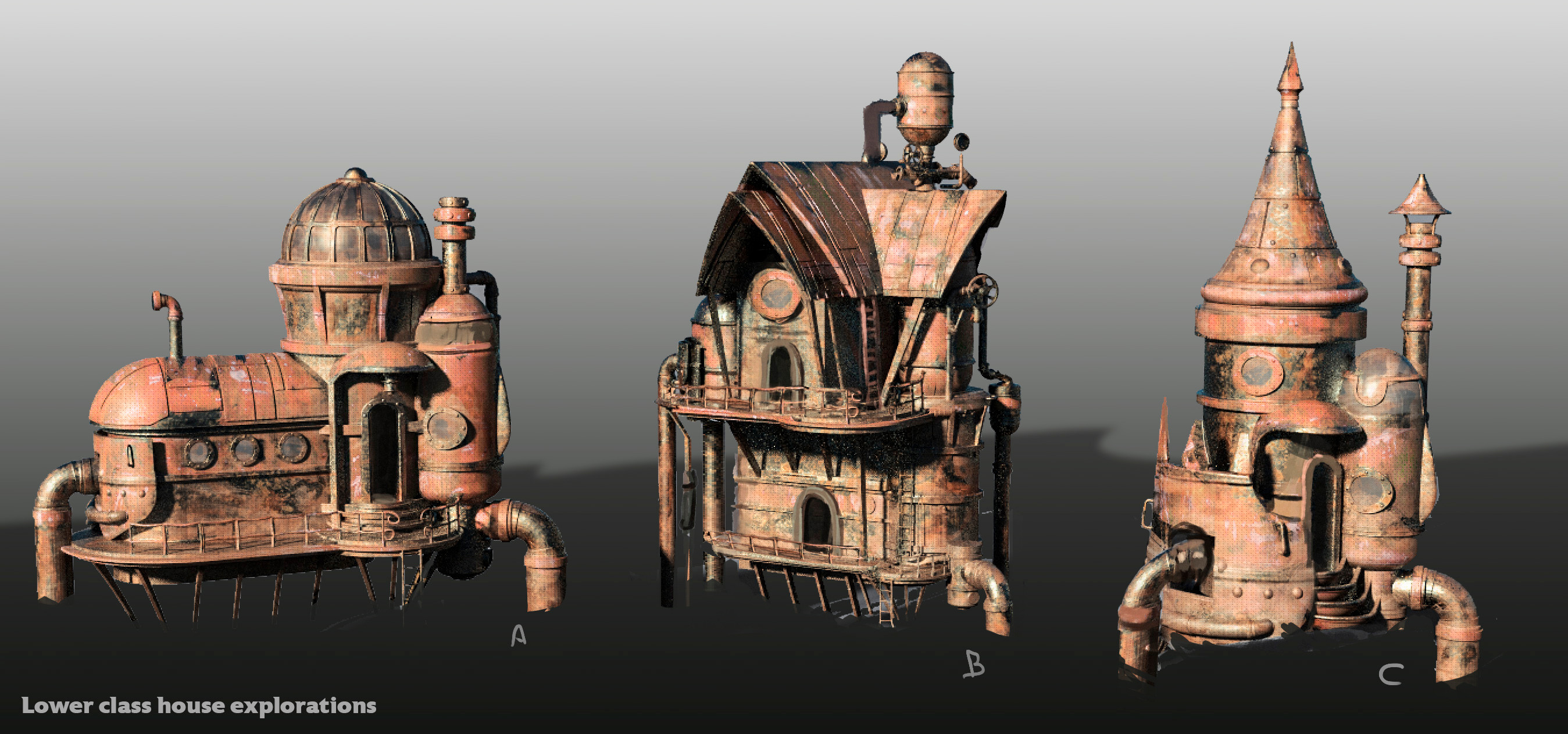Lower class street house exploration
