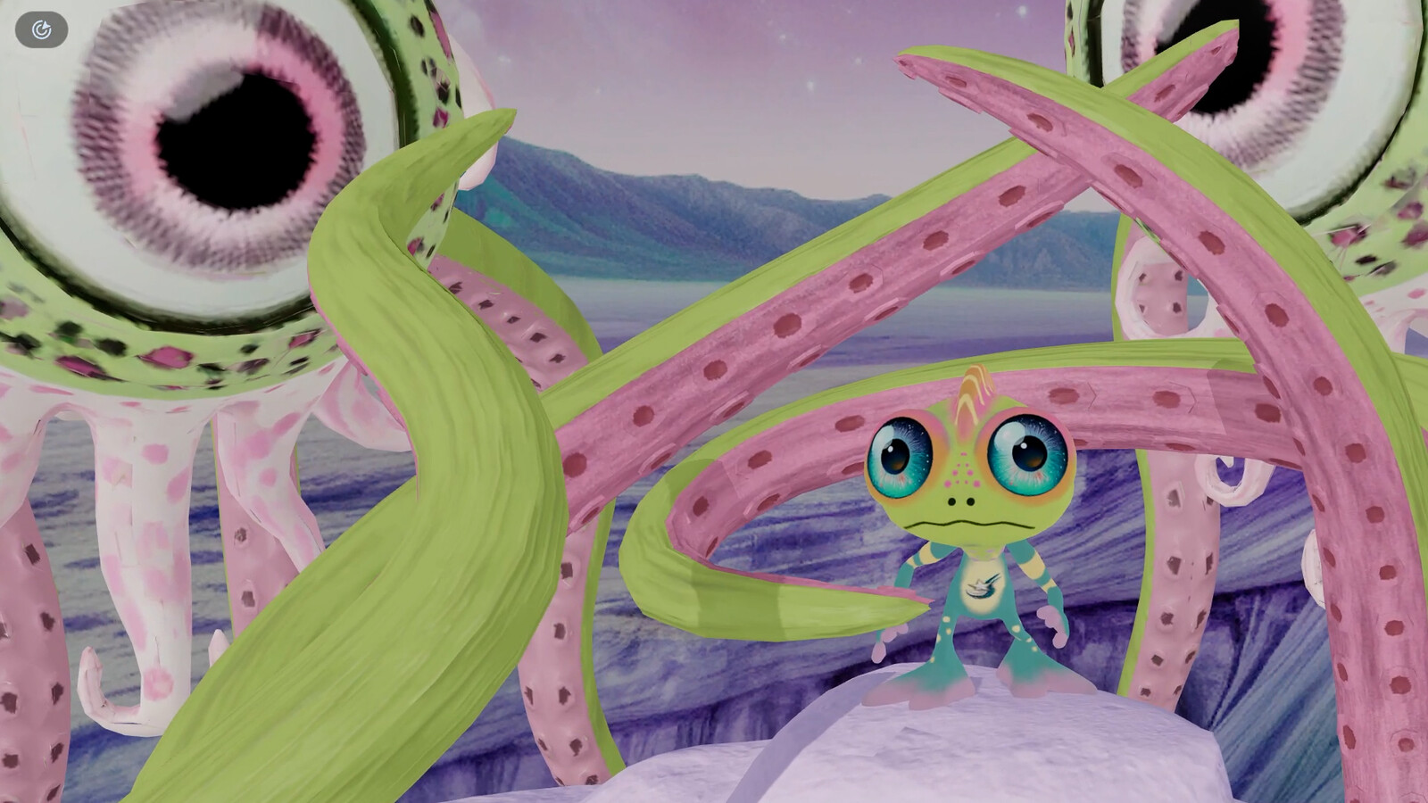 Tentacle Creatures from Alien Eyeland 