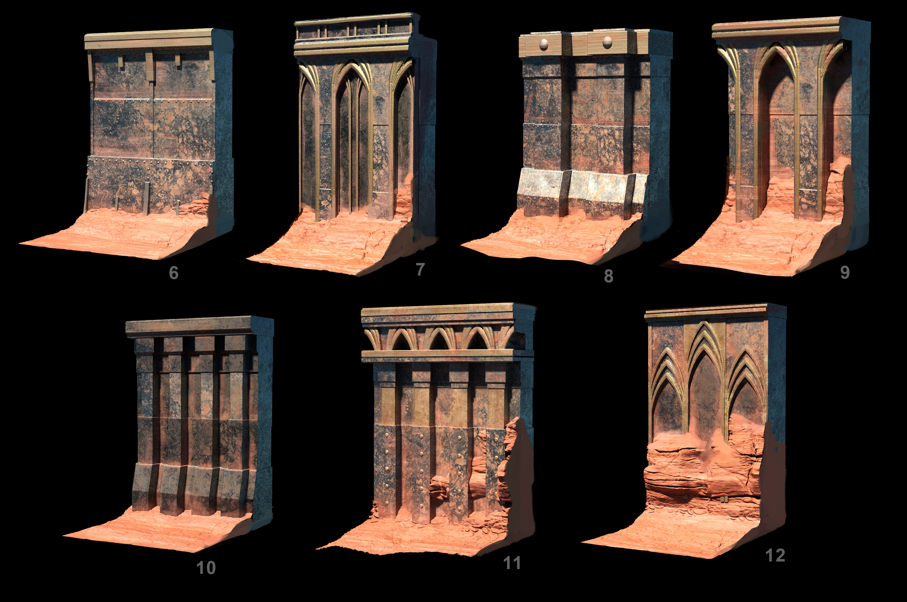 Modular City wall explorations