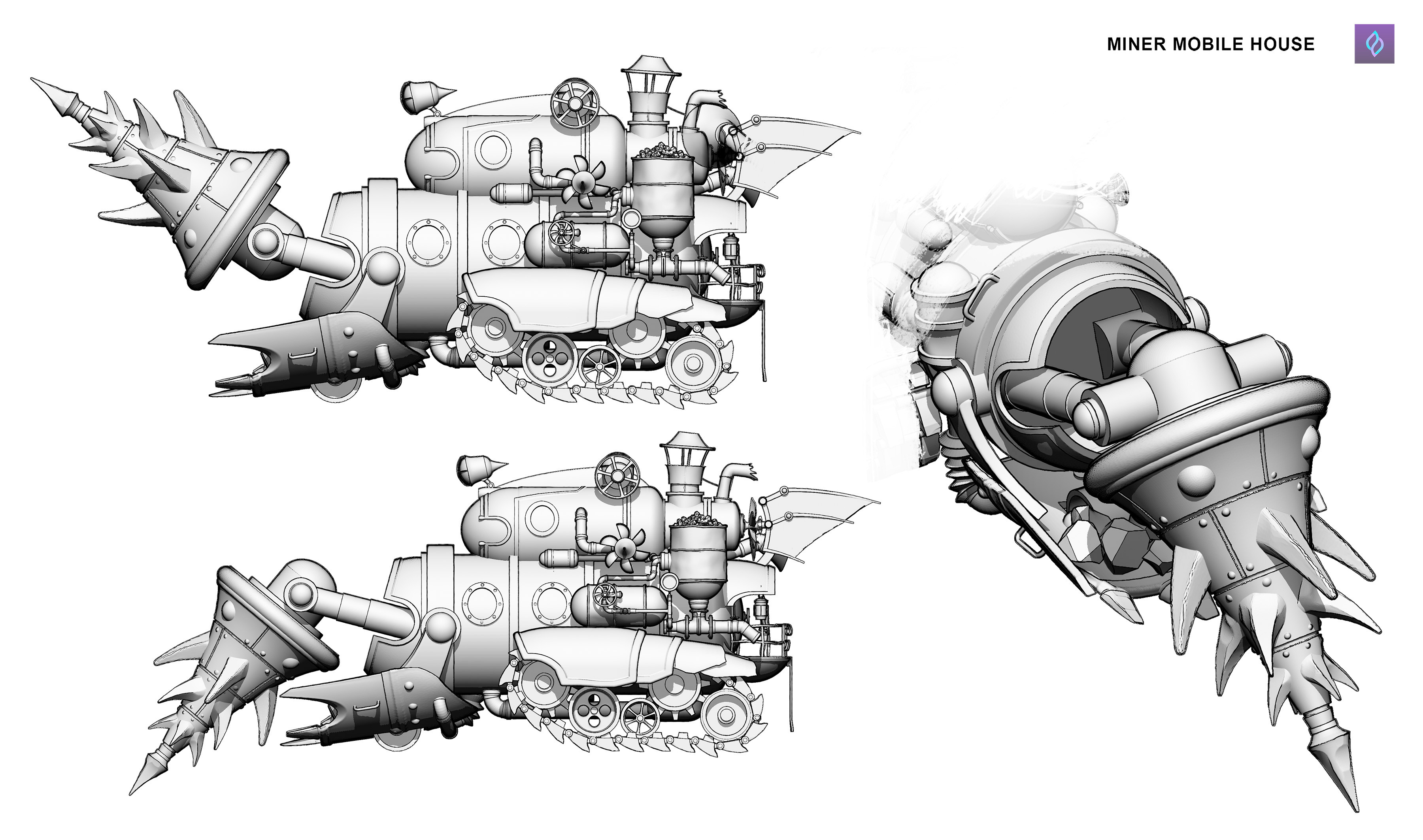 Drilling system views