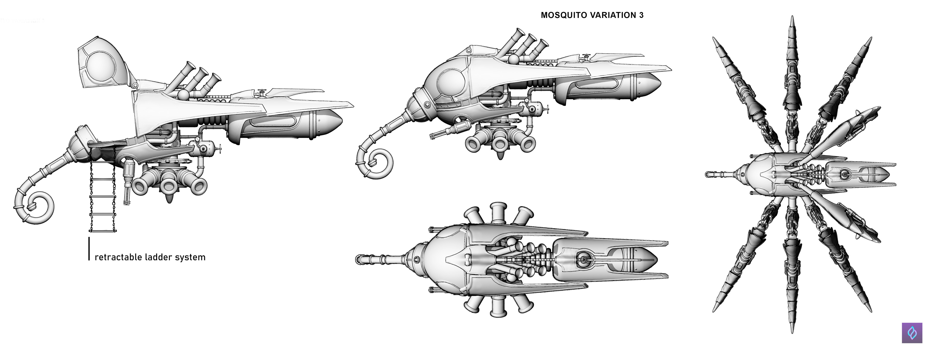 Mosquito Mark 3 - Body details