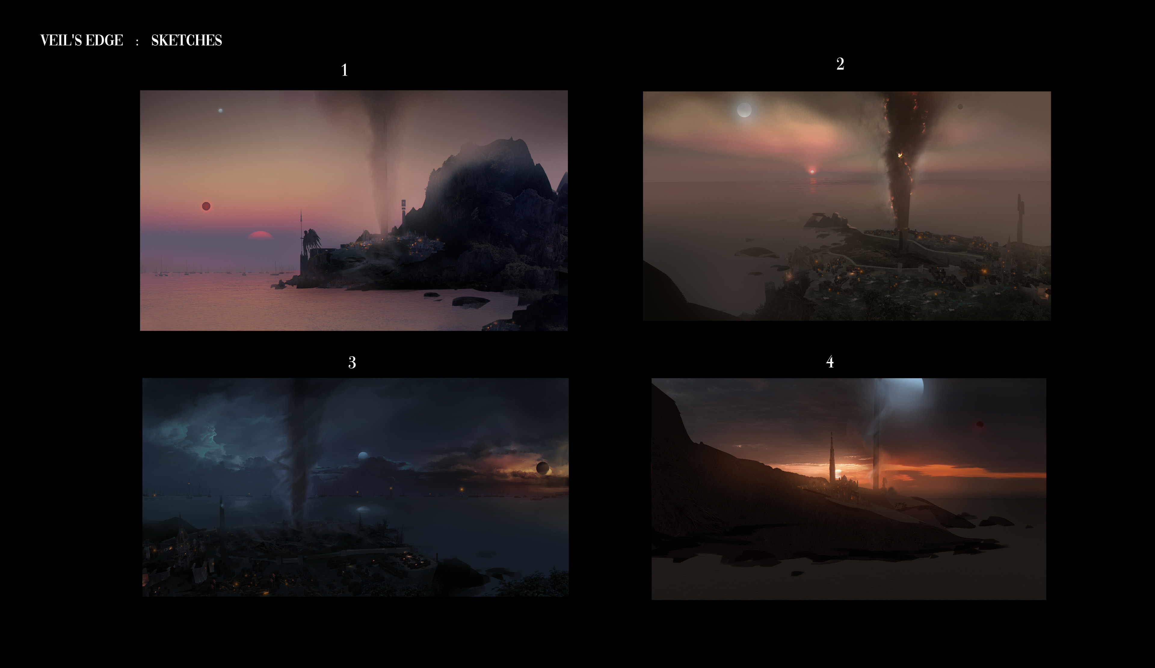Veil's Edge sketches