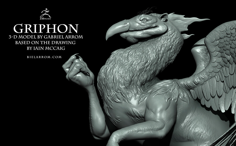 Griphon - 3D Model (ZBrush)