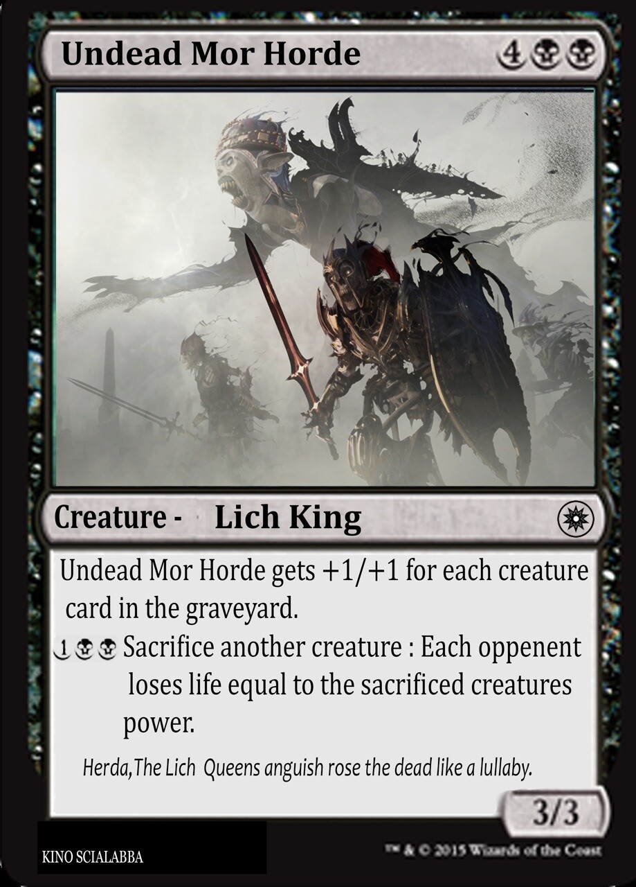ArtStation - Lich king. Magic the gathering