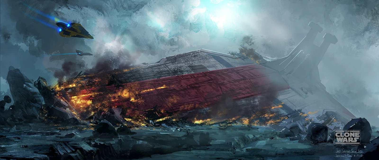 Jedi Cruiser Crash Site