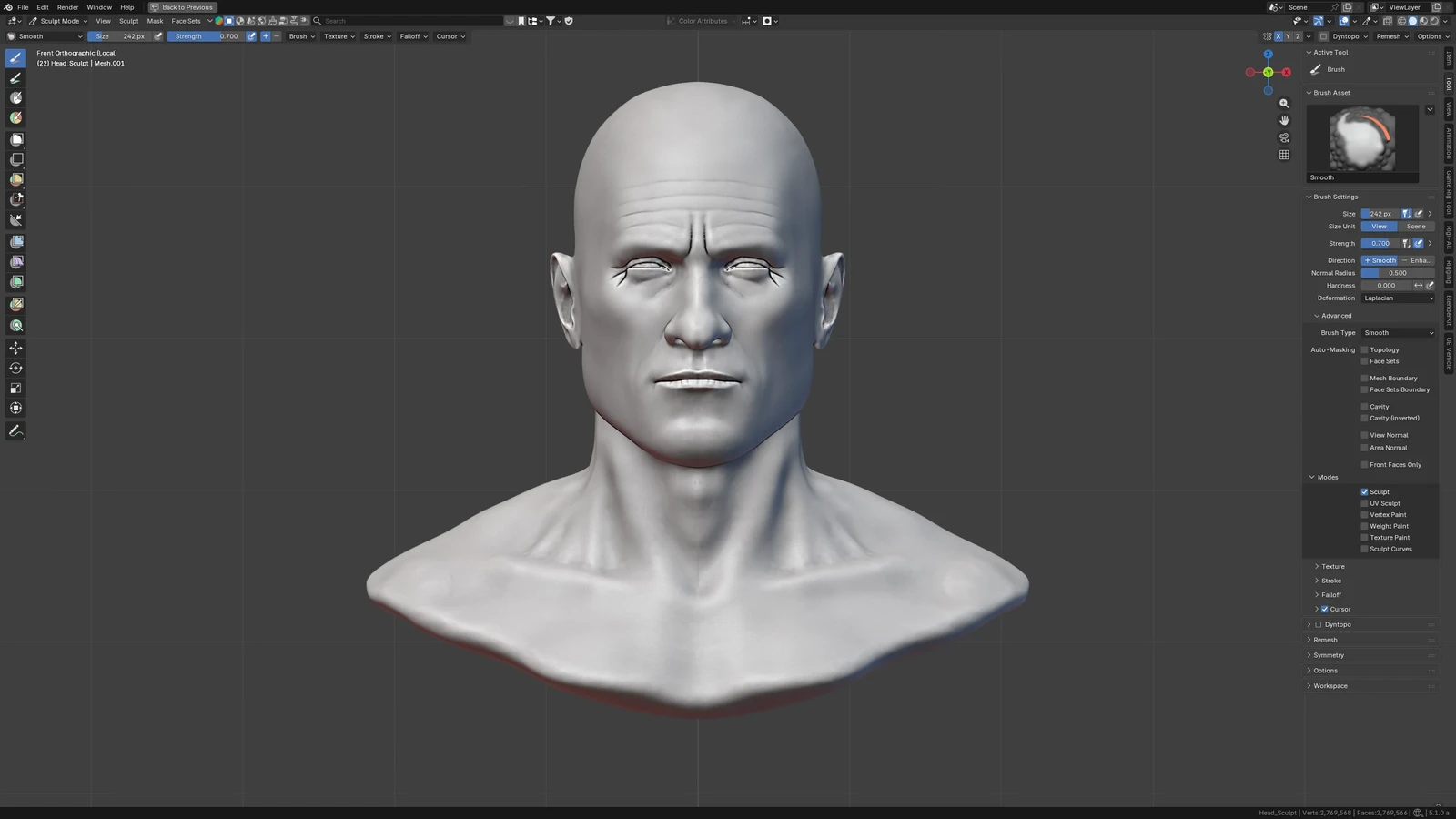 Head sculpt