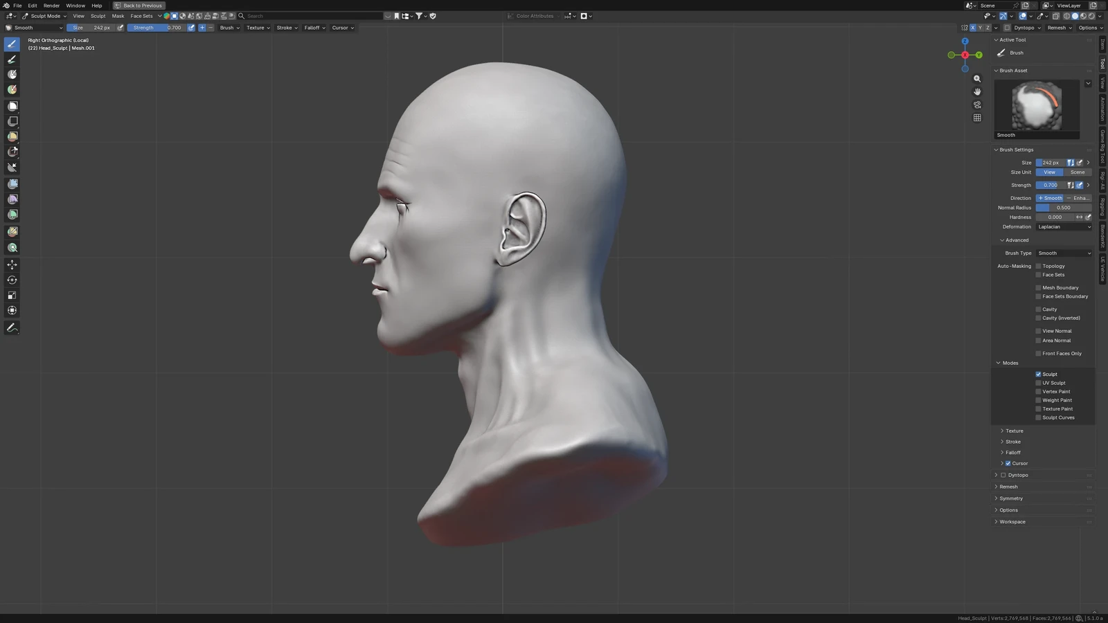 Head sculpt