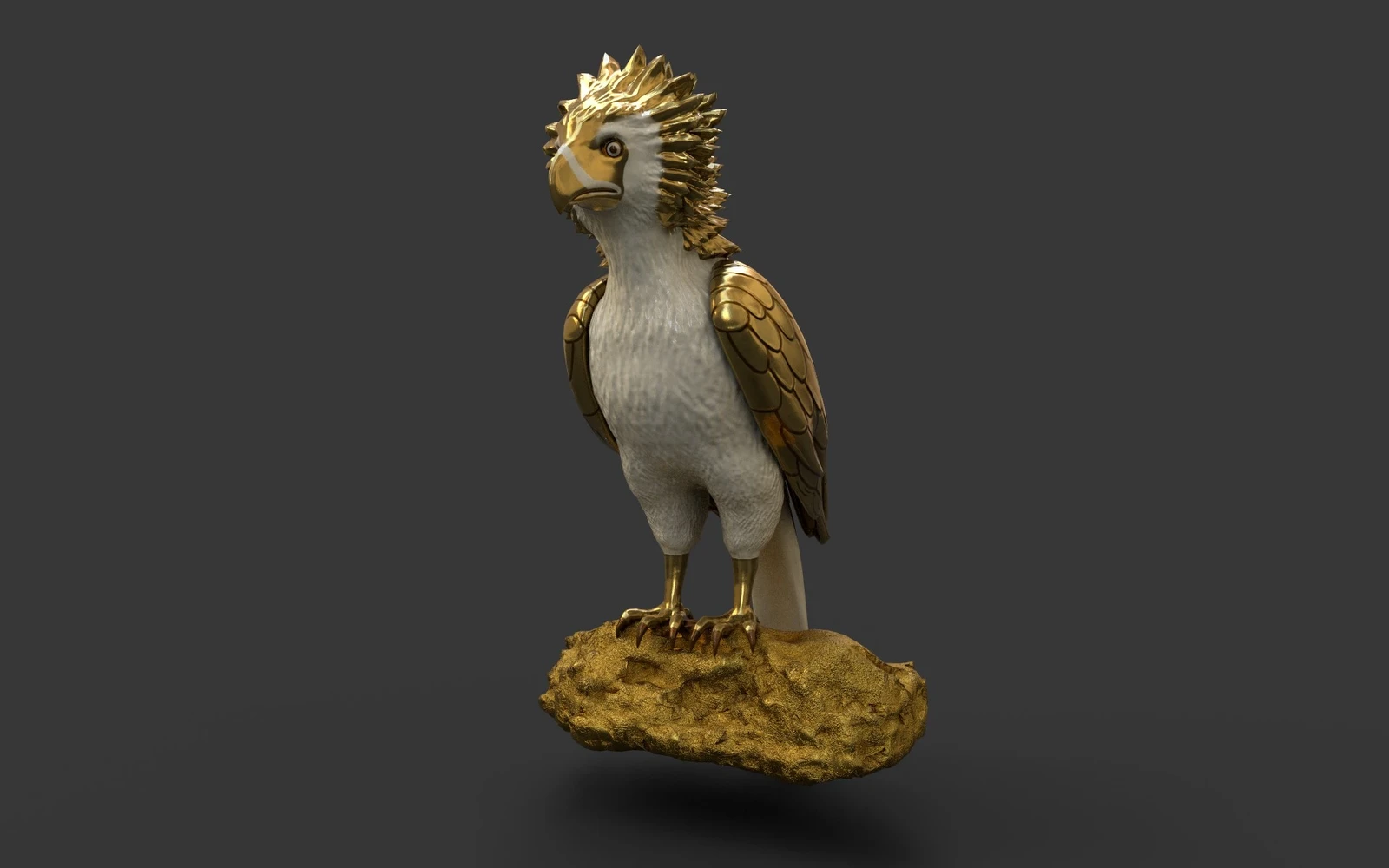 Sculpture Golden Philippine Eagle
