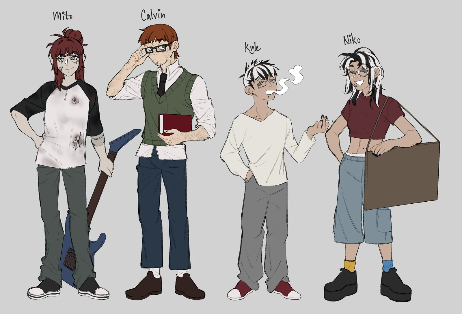 first character concept designs