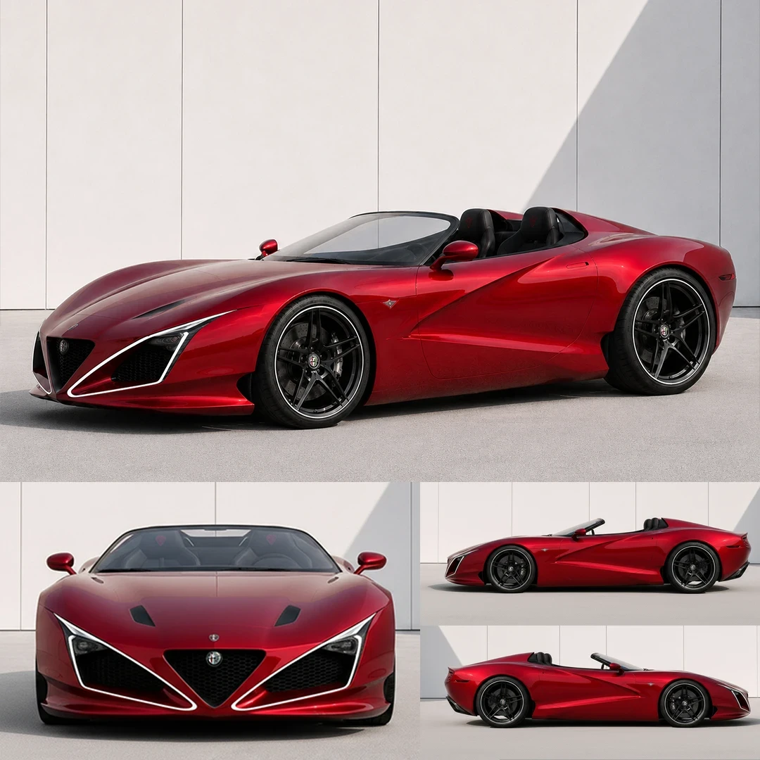 Alfa Sportiva _ Sketch and Photoshop from 2025 _ Photoshop + Ai