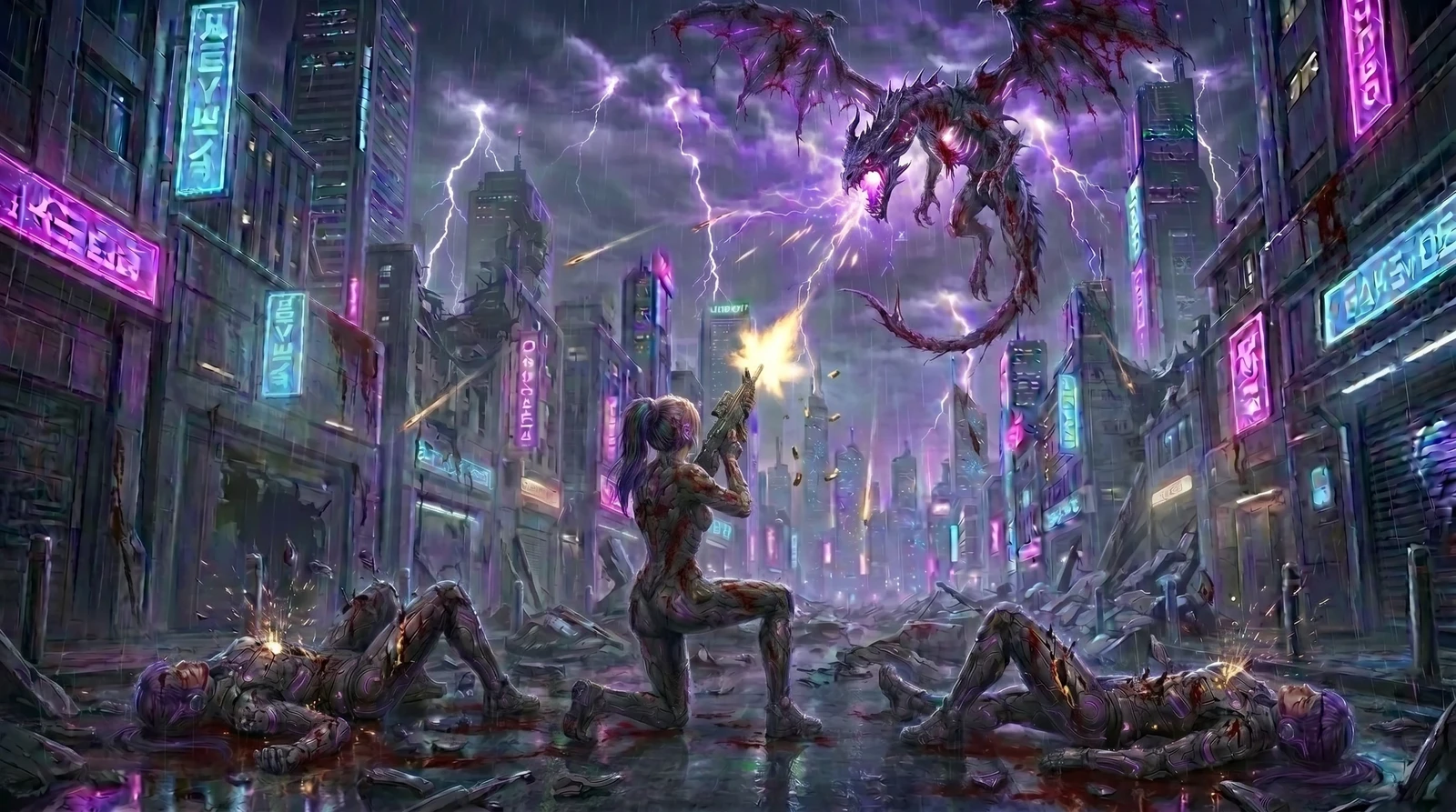 Thunderfall: Last Stand
the storm reaches its breaking point.
Yora faces the dragon in a final clash between light and fury.