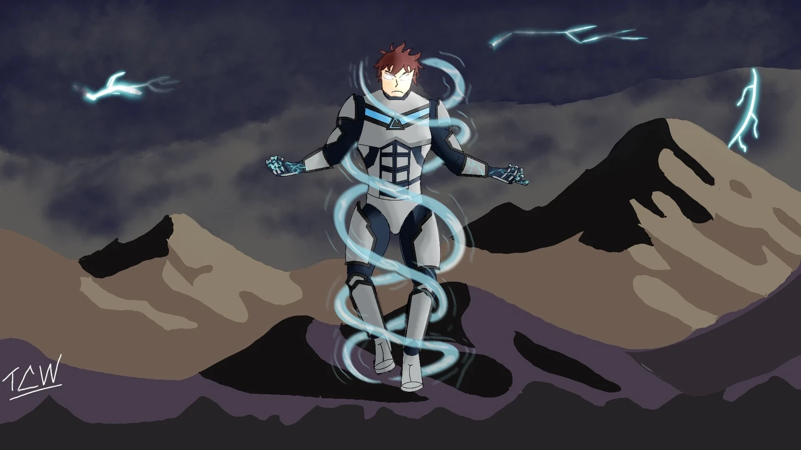 Tempest, the storm hero, the latest in a long line of Atlesian reincarnations.