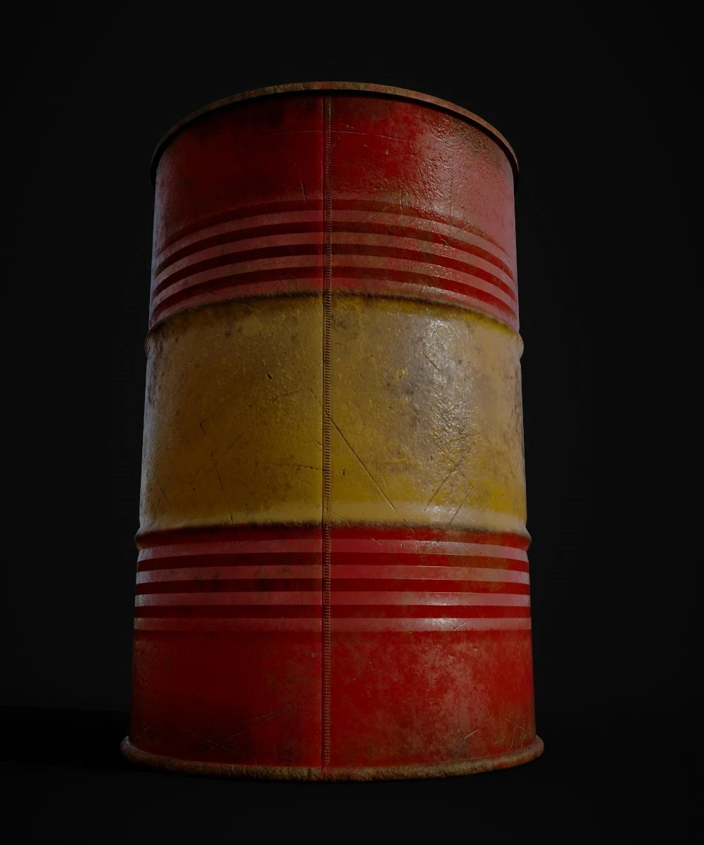 Red Oil Drum