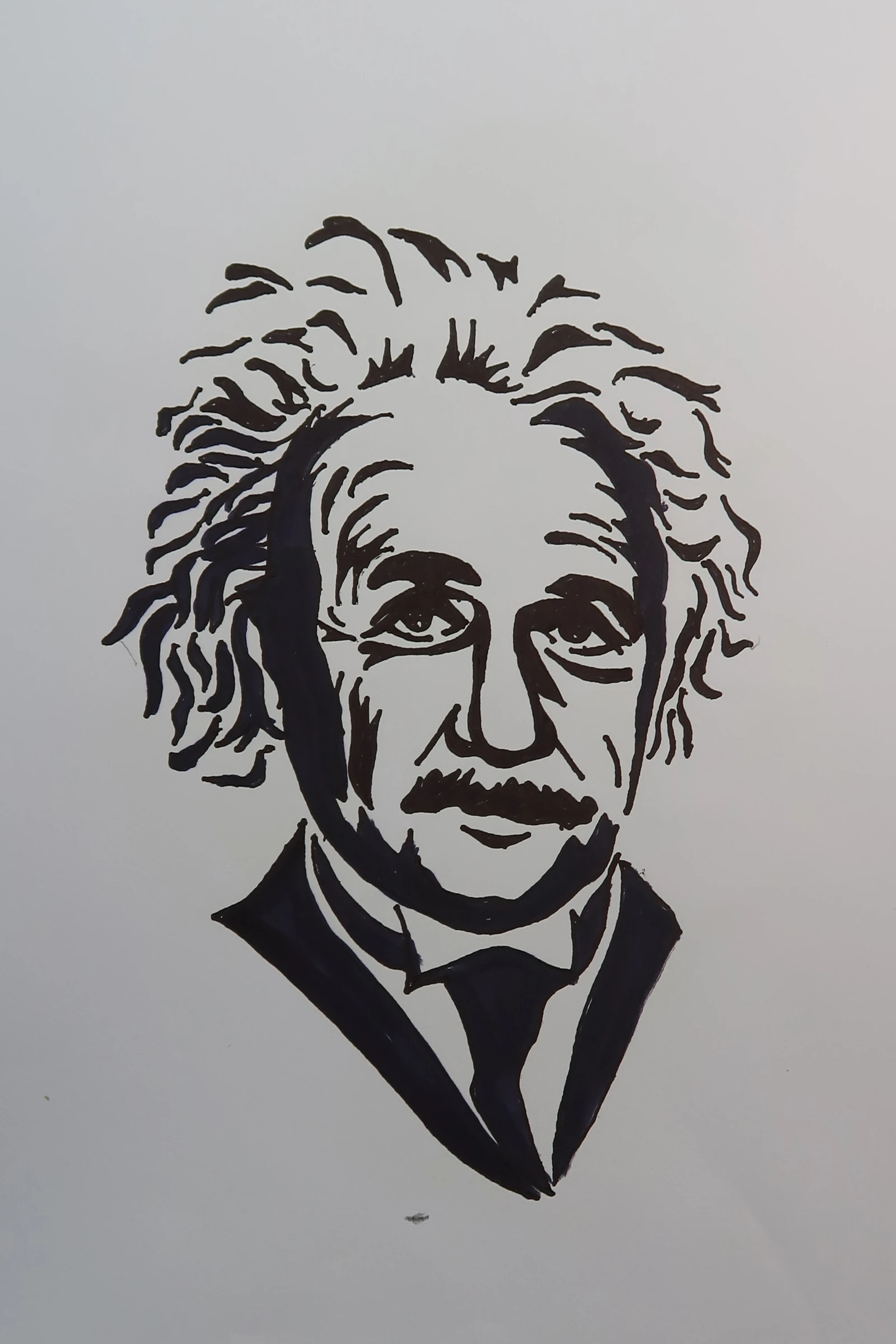 Albert Einstein Portrait Drawing