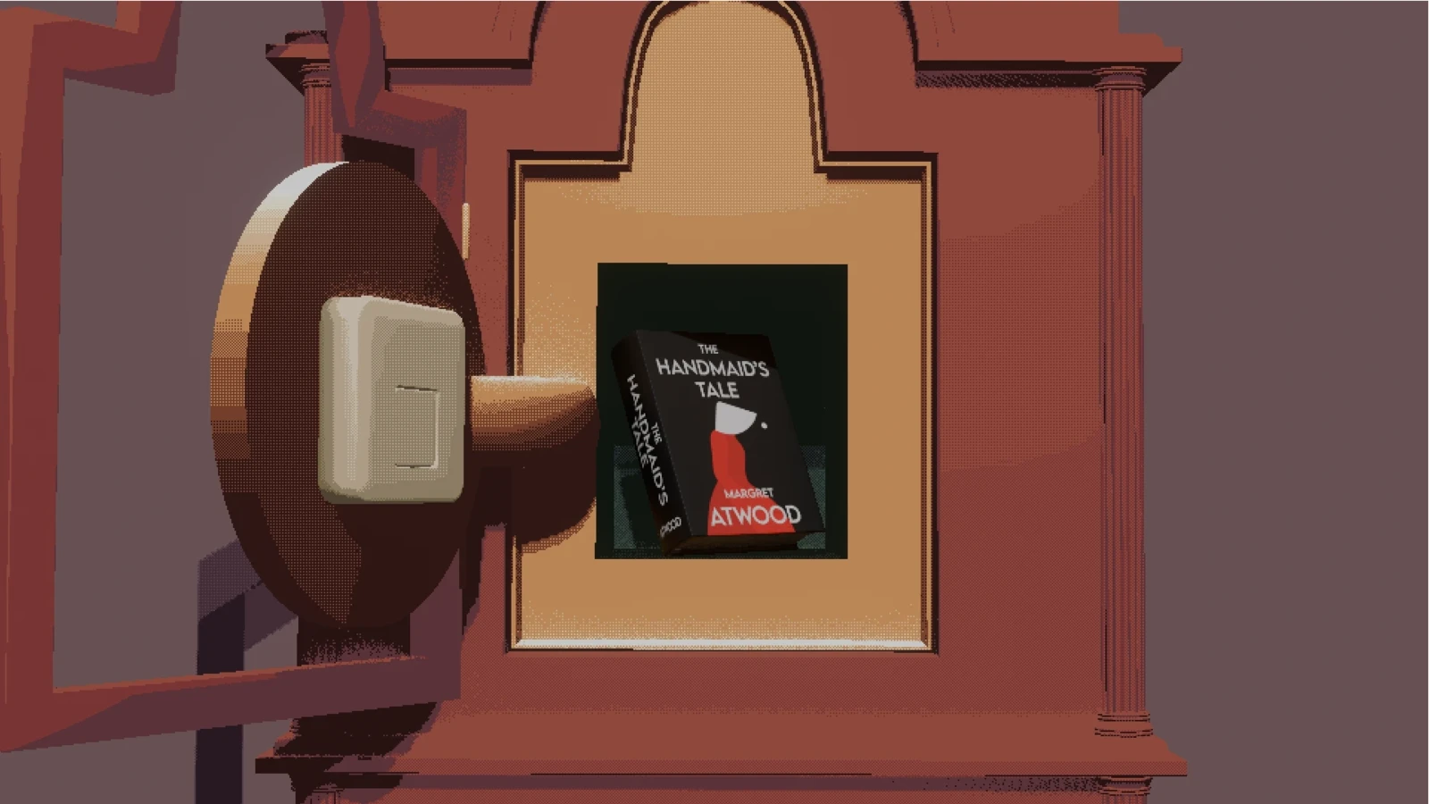 The Hidden Compartment holds the missing book. Thus ending the mystery.