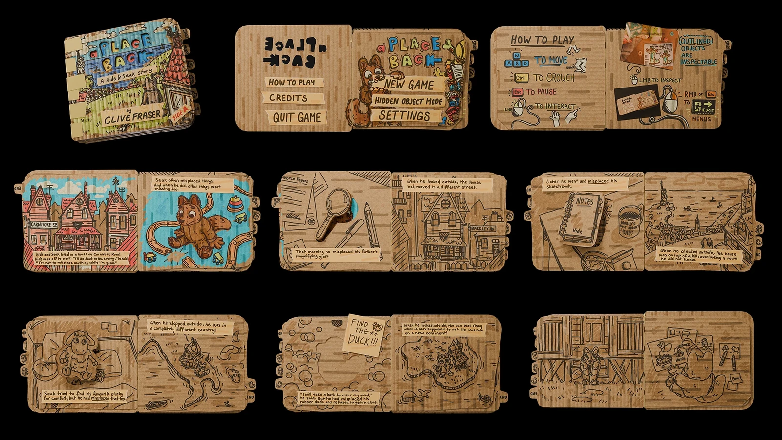 Picture book, created in Blender, textured using Substance 3D Painter.