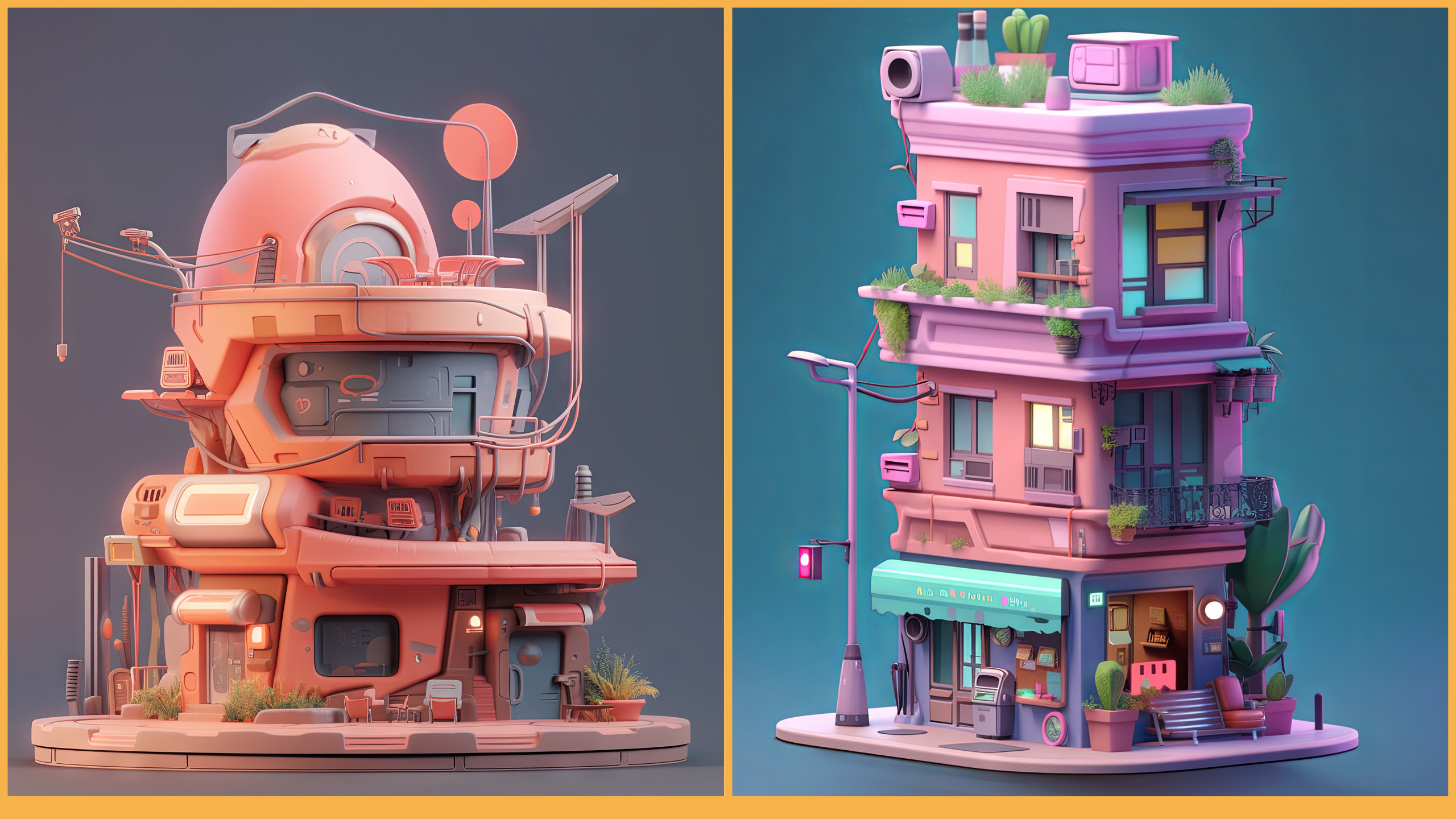 Stylized Environment and Props Bundle VOL06 [80%OFF]: https://www.artstation.com/a/39909539