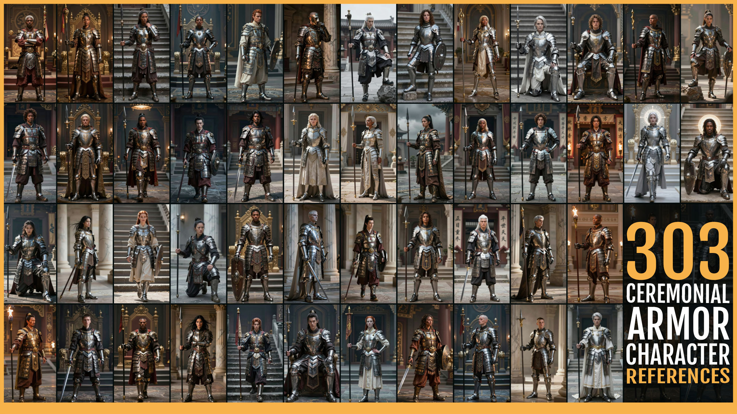 Game Character Bundle VOL 14 - 80% Discount: https://www.artstation.com/a/54493241