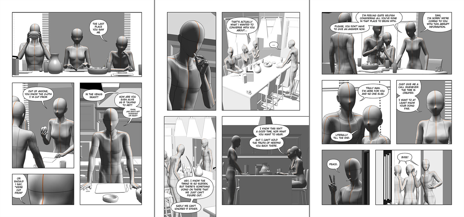 Pages 12-13 &amp; 15 (3D model framing)