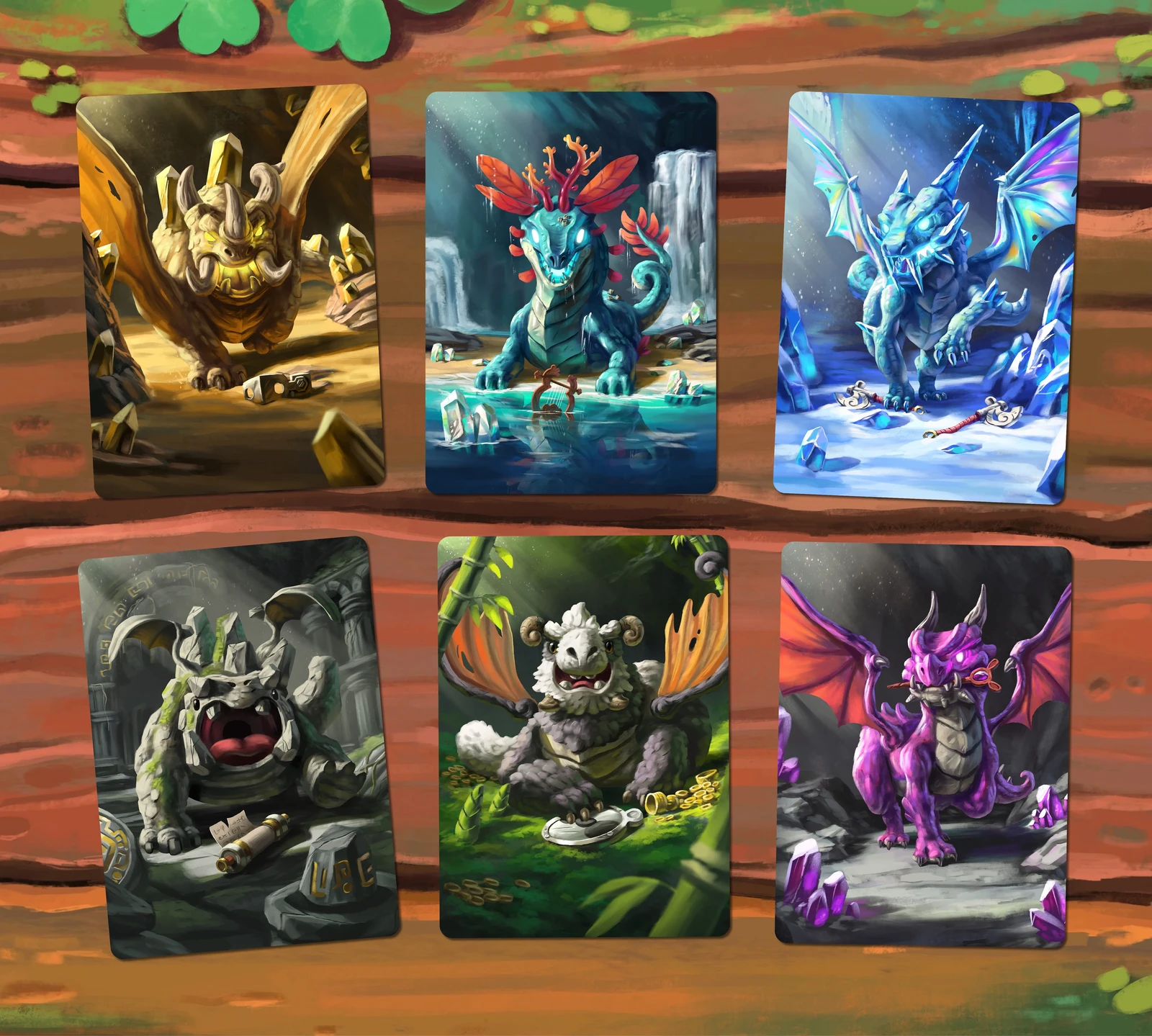 Dragon Card Illustrations