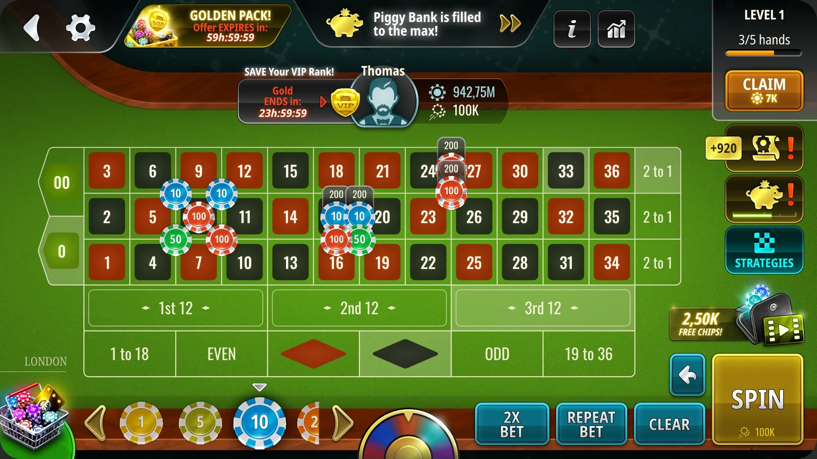 gameplay - betting