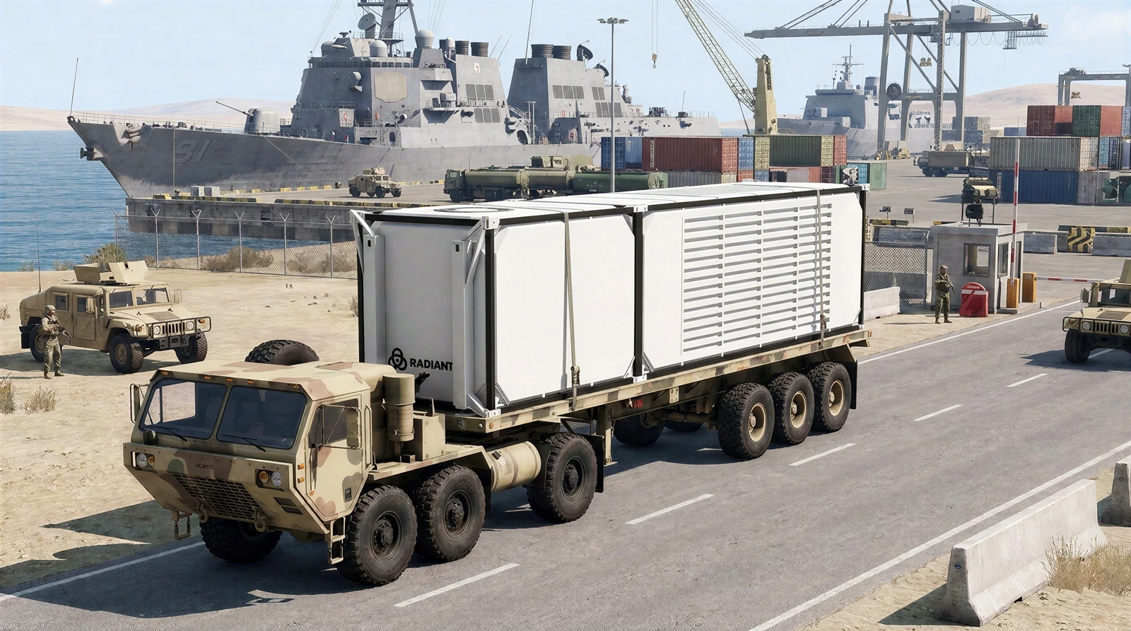Kaleidos | Portable Nuclear Microreactor | 3D Model