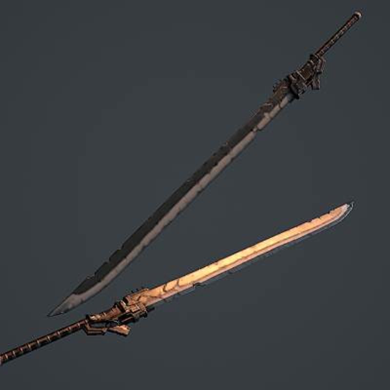 ArtStation - Anke Mechanical Swords, Roger Leon Borras