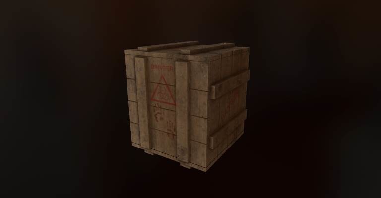 Crate Work in Progress - Substance Painter Test