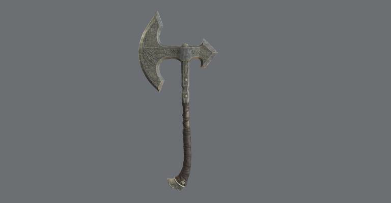 ArtStation - Skyforge Steel War Axe - imitate