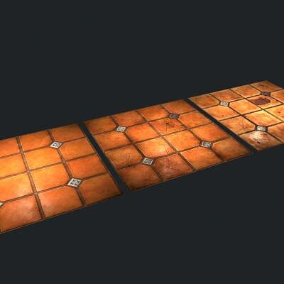 3D file Mosaic Temple Floor Texture Roller 🕍・3D printing design to  download・Cults