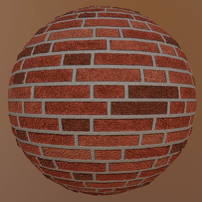 Brick pbr texture
