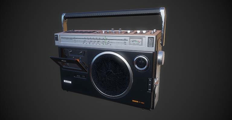 Artstation Sony Cf 1980ii Cassette Corder Alex Gallucci