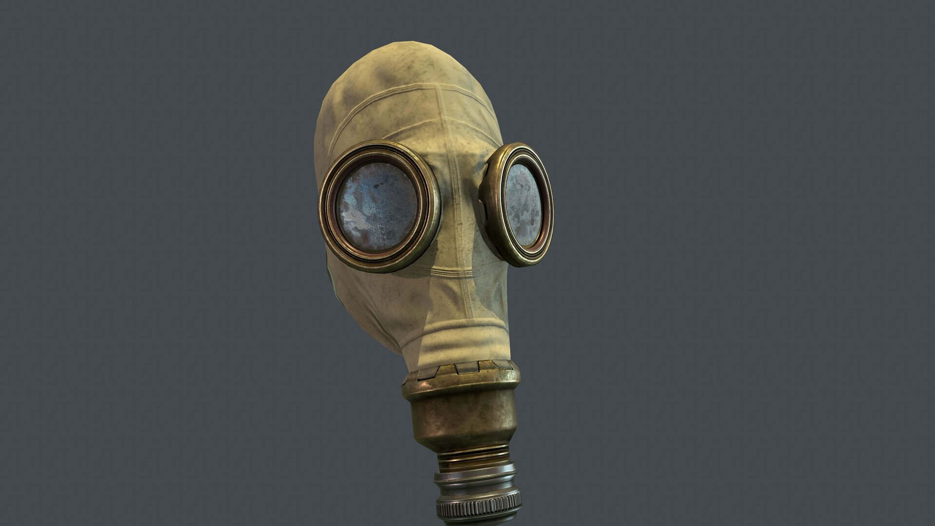 ArtStation - Polish Gasmask - Realtime Game Asset - Marmoset Scene