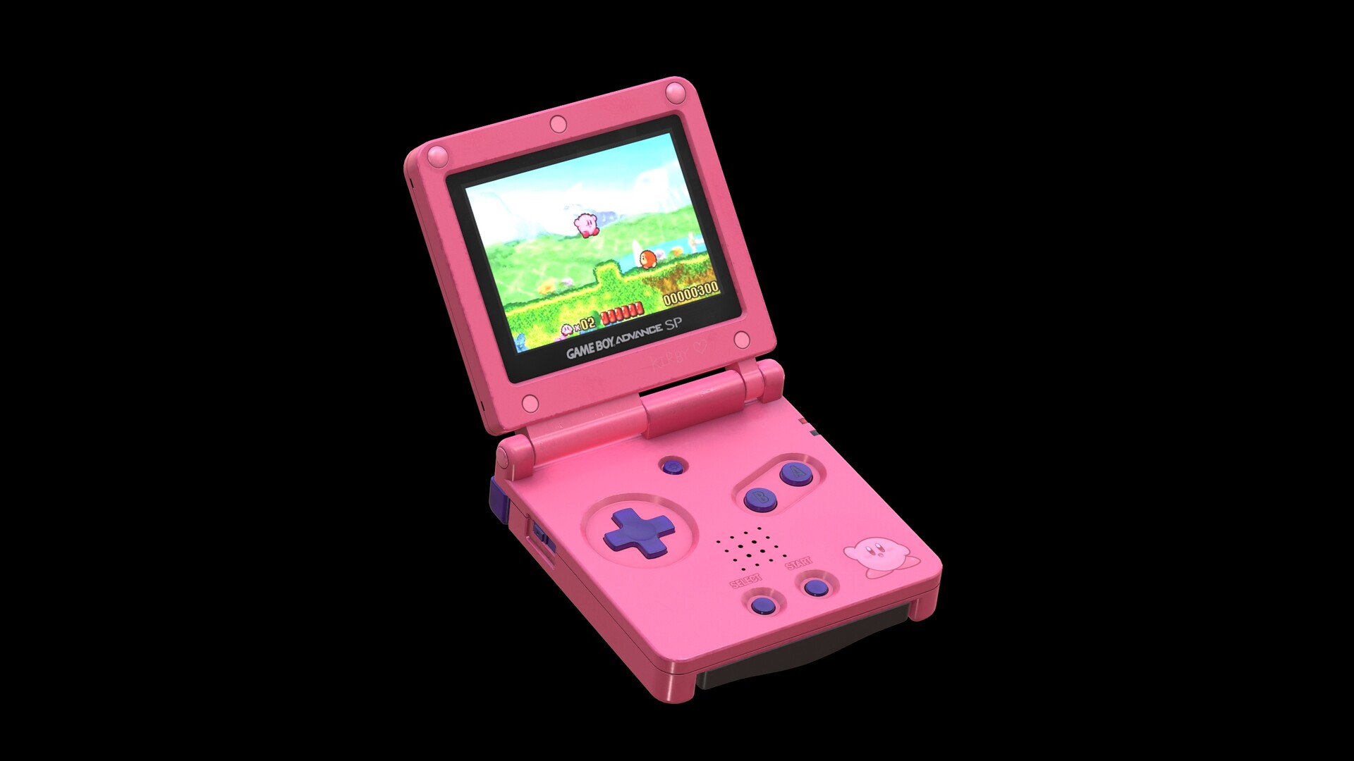 Kirby Gameboy Advance Sp Gameboy Kirby Games ArtStation Gameboy - Main Image