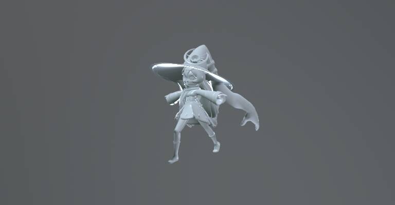 ArtStation - Ystra - Astral Witch Running animation