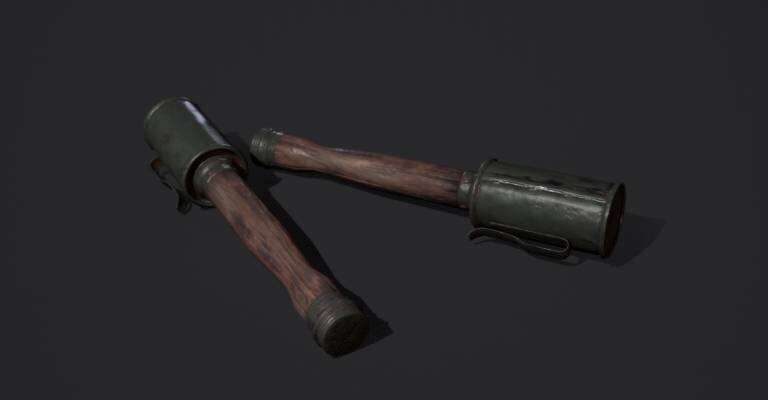 ArtStation - Ww2 German grenade