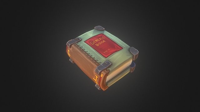 ArtStation - Generic book prop