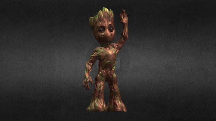 ArtStation - BABY GROOT 01