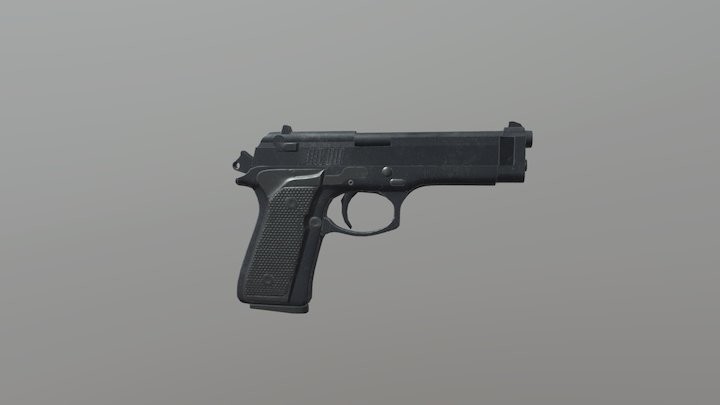 ArtStation - Beretta M9 Gun