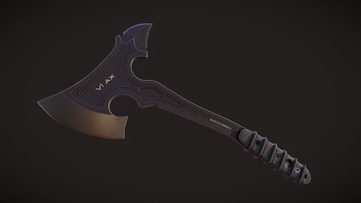 Artstation Vi Axe From Tops Knives Eric Booker