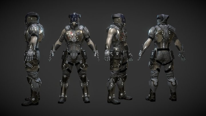 ArtStation - Lawbreakers - Wraith 3D